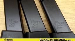 Mec-gar, Etc. 9MM Magazines. Excellent. Lot of 7- 4-Sig Sauer P226 Magazines in Box, 3 Sig Sauer P22