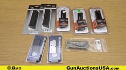 Glock, Colt, Taurus .22LR, .45 ACP, Etc. Magazines. NEW. Lot of 8; 3- Taurus TX .22LR 16 Rd Magazine