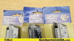 Colt 1911 9 mm Magazines. Lot of 9; Steel Colt 1911 Magazines.. (68031)