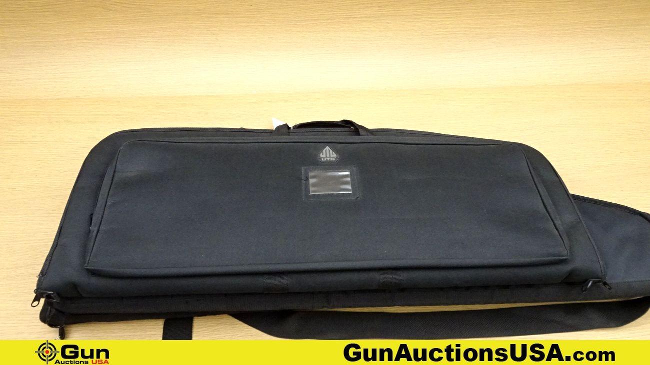 UTG, Pitt Bull, Etc. Soft Gun Cases . Very Good . Lot of 3 Assorted Padded Black Soft Long Gun Cases