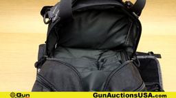 G.P.S. Tactical Backpacks. Excellent. Built in Hard Wall, Black Tactical Backpack w/3-Removable Pist