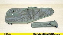 U.S. Military COLLECTOR'S Carry Case, Etc. . Very Good. Lot of 2; 1- U.S. GI M60 Machine Gun Barrel