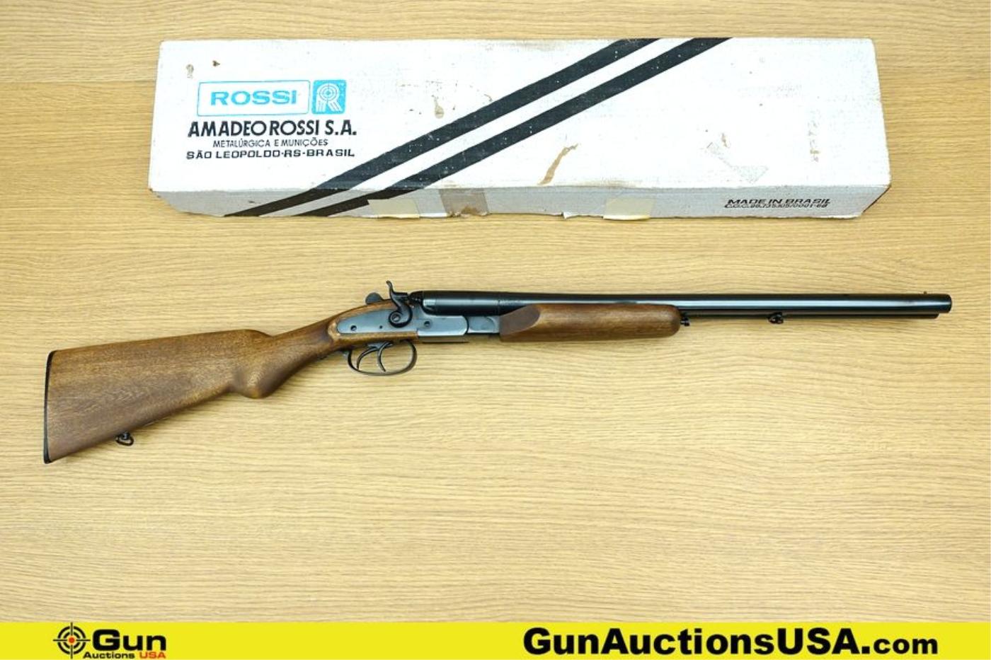 AMADEO ROSSI S.A. 21 12 ga. Shotgun. Excellent. 20" Barrel. Shiny Bores, Tight Action Break Action S