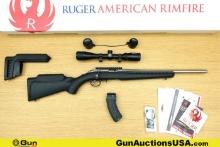 Ruger AMERICAN .17 HMR THREADED BARREL Rifle. Very Good. 46" Barrel. Shiny Bore, Tight Action Bolt A