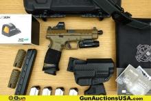 SPRINGFIELD XDM ELITE 9X19 THREADED BARREL Pistol. Very Good. 5.25" Barrel. Shiny Bore, Tight Action