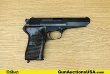CZ BRNO 52 7.62 TOK Pistol. Very Good. 4.5" Barrel. Shiny Bore, Tight Action Semi Auto Features Brow
