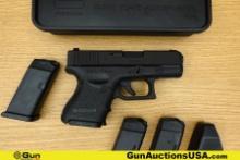 Glock 26 9X19 PISTOL. Excellent. 3.25" Barrel. Shiny Bore, Tight Action Semi Auto Features Nite Sigh
