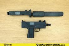 MILITARY ARMAMENT CORP INGRAM M10A1 9MM/45 ACP THREADED BARREL Pistol. Very Good. 6" Barrel. Shiny B
