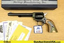 Heritage ROUGH RIDER RR22CH6 .22 LR COWBOY GUN Revolver. Excellent. 6.5" Barrel. Shiny Bore, Tight A