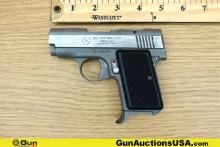 AMT Backup .380 COLLECTOR'S Pistol. Very Good. 2 5/8" Barrel. Shiny Bore, Tight Action Semi Auto Thi