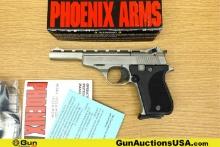 PHOENIX ARMS HP22A .22 LR Pistol. Very Good. 5" Barrel. Shiny Bore, Tight Action Semi Auto Features