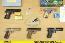 UHC, Leapers, Etc. M&P, Z311 Zombie EZTerminator, SPO2, Etc. Airsoft Pistols, Holster. Good Conditio