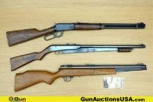 Daisy, Sears .22 Cal.-BB- Rifles. 19", 17.25",19.5" Barrel. Single Shot Two BB Guns by Daisy and a A