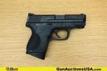 S&W M&P 9C 9mm Pistol. Very Good. 3.5" Barrel. Shiny Bore, Tight Action Semi Auto Features a Blacken