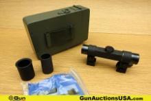 MEOPTA ZF-4 COLLECTOR'S Scope. Excellent. Fixed 4x magnificatoin Scope Made for a FG42. Crystal Clea