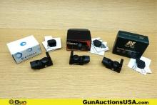Barsca, NC Star, Firefield Sights. Excellent. Three Sights in Total; One Tactical 4 Reticle Sight wi
