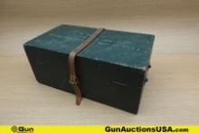 Military Surplus COLLECTOR'S Trasport Case. Good Condition. WWII BRITISH MK I B Artillery Telescope/