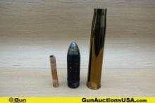 Military Surplus COLLECTOR'S Shell, Casing, Etc. . Good Condition. One INERT WWI British Artillery S