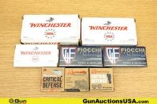 Fiocchi, Winchester, Hornady .44 REM MAG, .45 ACP, .32 ACP, .380 ACP, 9MM Ammo. 318 Rds in Total ; 4