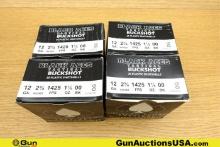 Black Aces 12 Ga. Ammo. 100 Rds of 2 3/4" 00 Buck.. (77006) (GSCU87)