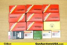 WIN, FED, CCI, Etc. Golden Saber, Super-X, Etc. .40 S&W Ammo. 585 Total Rounds of .40 S&W in Assorte