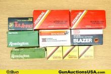WIN, FED, CCI, Etc. .44 REM MAG, .380 AUTO Ammo. 345 Total Rounds Assorted Grain Weights and Project