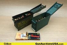 Tulammo, Herter's, Etc. .308 WIN Ammo. Approx. 400 Rds, Assorted. Includes Two Small Metal Ammo Cans