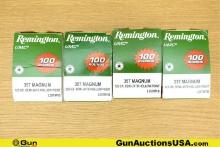 Remington .357 MAGNUM Ammo . 398 Rds of 125 Gr. HP.. (77009) (GSCU63)