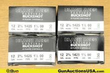 Black Aces 12 Ga. Ammo. 100 Rds of 2 3/4" 00 Buck.. (77004) (GSCU66)