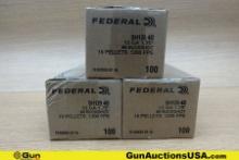 Federal 12 Ga. MINI SHELLS Ammo . 300 Rds of 1 3/4, 4 BUCK MINI SHELLS. . (77526) (GSCV26)