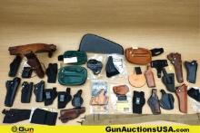 Safari Land, Dillon Leather, Military Surplus, Coronado Leather, Etc. Holsters, Etc. . Good Conditio