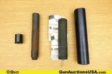 Cobray, Etc. Faux Suppressors. Fair Condition. Three Dummy Suppressor/Silencers.. (77498) (GSCN41)