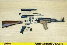 AK47 7.62x39mm Parts Kit. Good Condition. 1 Barrel Trunnion with Adjustable Front Sight, Adjustable
