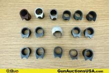1911 Gun Parts. Good Condition. Sixteen Assorted 1911 Barrel Bushings. (76669) (GSCM72)