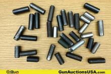 1911 Gun Parts. Good Condition. Thirty-Two Assorted 1911 Guide Rod Spring Plugs.. (76652) (GSCM34)