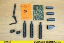 Ingram, Etc. Gun Parts. Good Condition. Two Suppressor Encapsulator Wrench Tools- Steel. Three Suppr