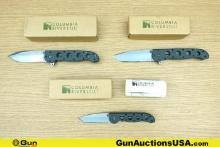 CRKT Knives. Like New. Three Folding Knives; One M21-04 Knife. One M16-13 Knife with Papers. And One
