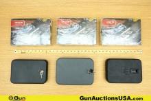 Union, Etc. Safes. Excellent. Six Assorted Personal, Portable Security Cases. Three Includes Origina