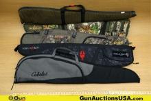 Kryptek, Allen, Etc. Rifle Bags. Five Nylon Padded and Zippered Soft Rifle Cases.. (76536) (GSCP59)