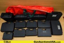 LOCAL PICKUP ONLY. MTM, Walther, Plano Etc. Gun Boxes. Good Condition. LOCAL PICKUP ONLY. Twelve Pad