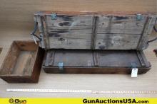 LOCAL PICK UP ONLY. Military Surplus, Etc. COLLECTOR'S Wooden Trunks, Etc. . Fair Condition. LOCAL P