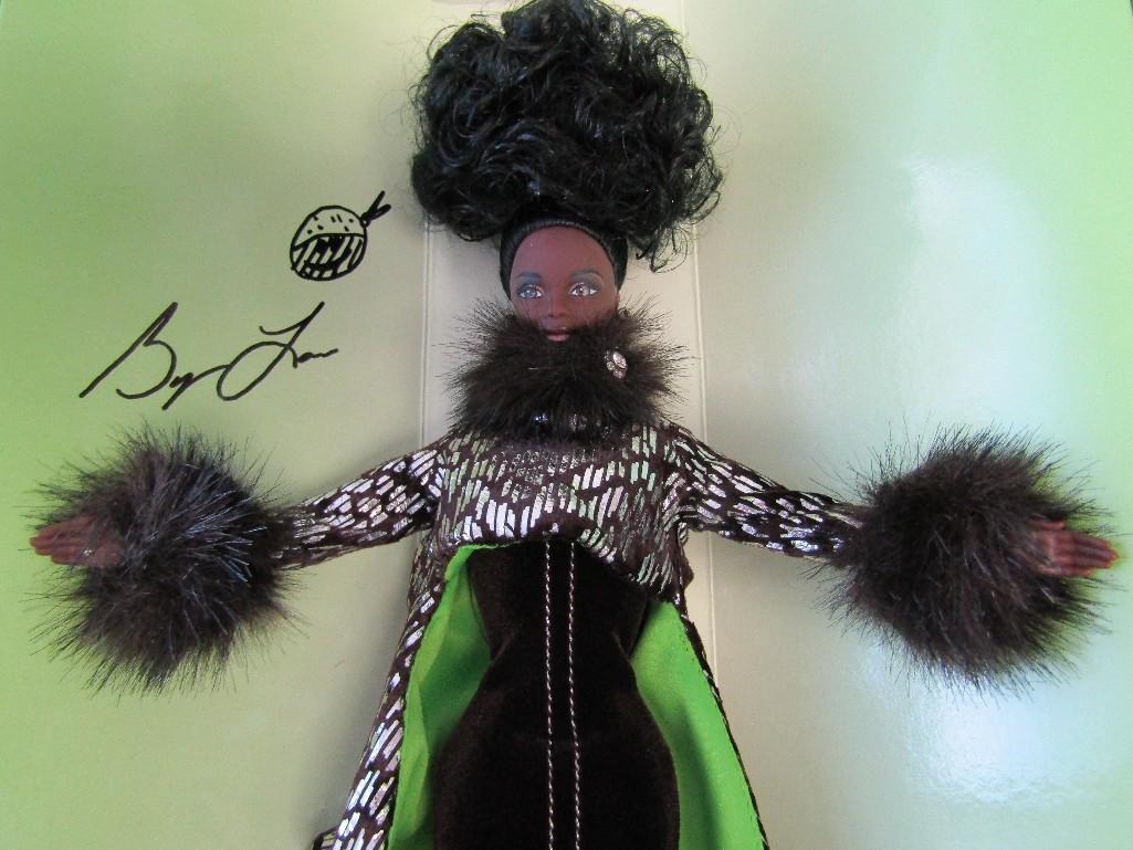 1996 Barbie In The Limelight Doll. Byron Lars. Box Hand Signed by Byron Lars. Ltd Ed. Runway Collect