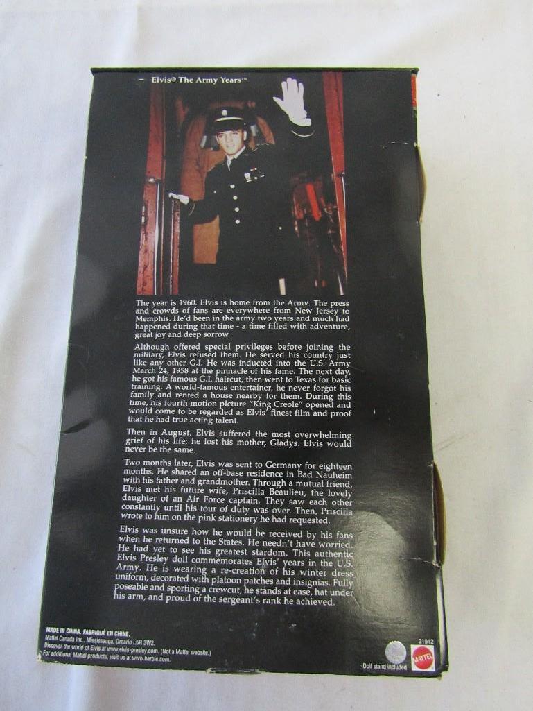 1999 Elvis The Army Years Doll. 2nd In A Series. Classic Edition. The Elvis Presley Collection. NIB