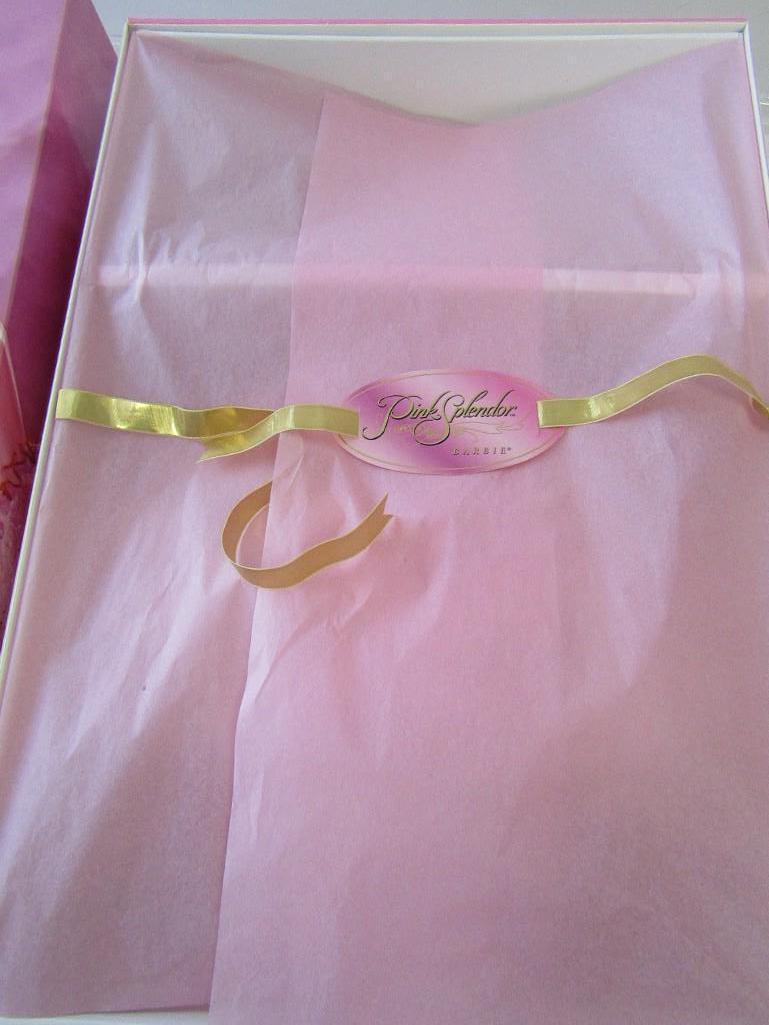 1996 Pink Splendor Barbie Doll. Limited Edition. New In Box. Large Box Approx 15"x22"x7".