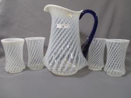 Fenton Blue Ridge- 5pc water set