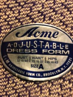 Acme Adjustable Dress Form