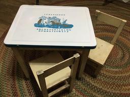 Childs Table And Chairs