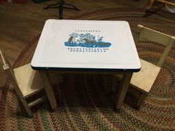 Childs Table And Chairs