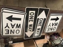 One Way Signs