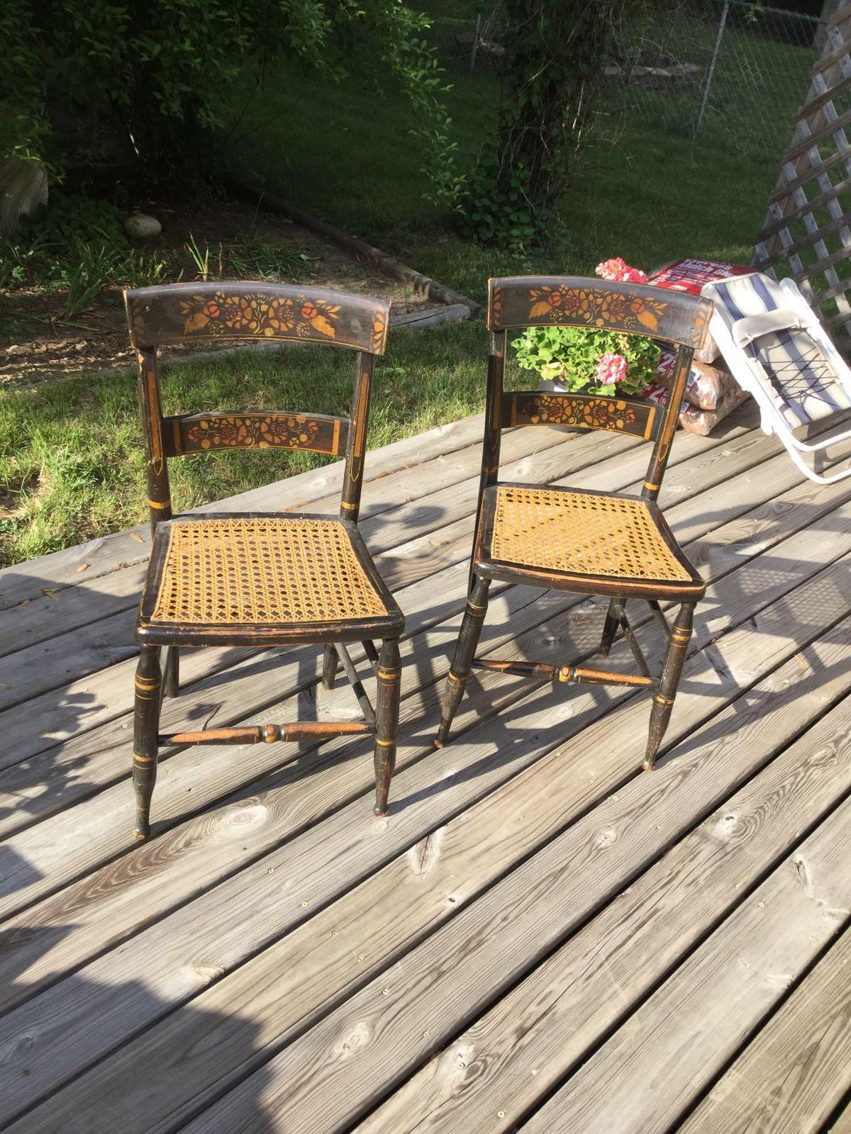Cane Bottom Chairs